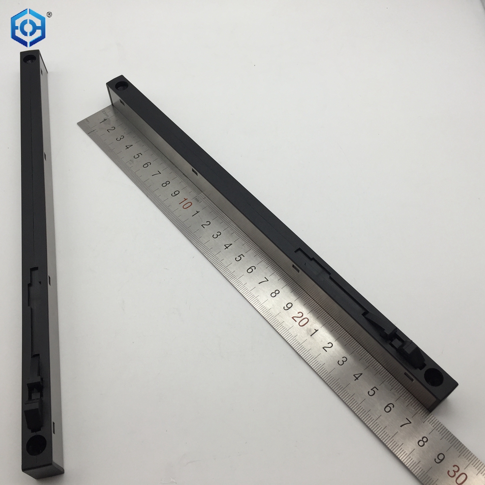 Amortiguador de cierre de puerta corrediza de plástico para puerta corredera, Hardware moderno para guardarropa