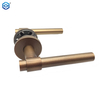 Acabados especiales Juego de cerradura con manija de palanca de puerta interior de acero inoxidable de bronce antiguo moderno