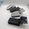 Silventa de aluminio plateado a la bisagra de pivote de vidrio de pared para puerta de vidrio interior 