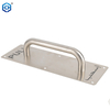 Manija de tracción de la puerta de acero inoxidable 11.8 pulgadas Manija de puerta comercial sin tornillos de borde afilado incluidos