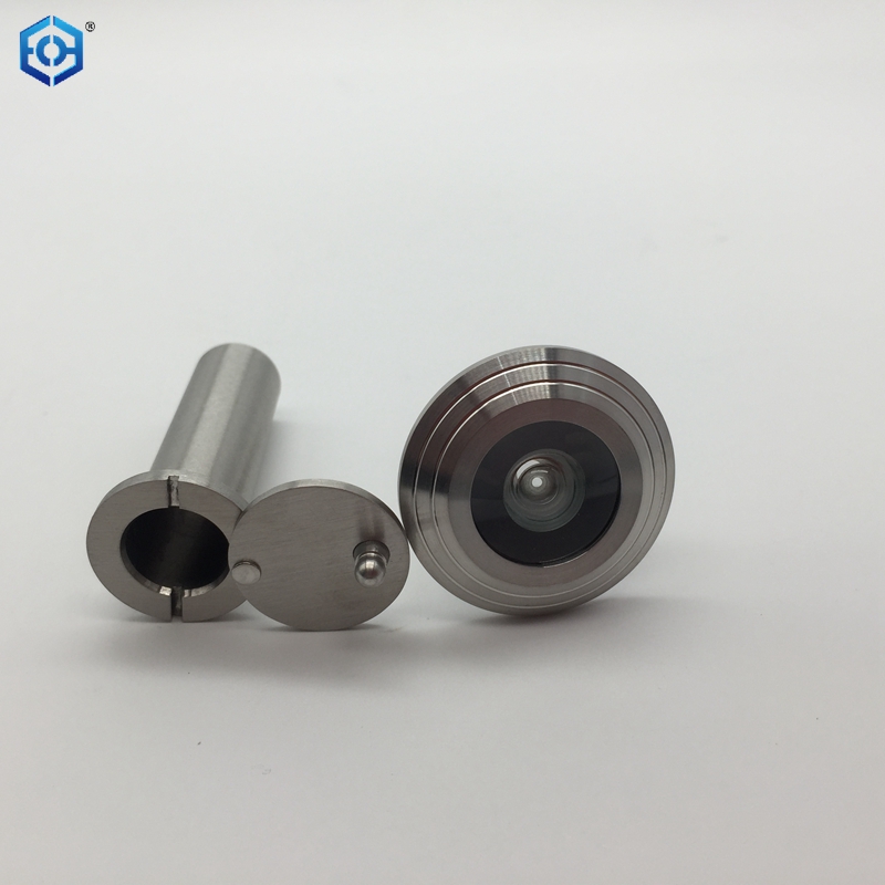 Mirilla de puerta de acero inoxidable con cubierta de privacidad resistente, reemplazo de mirilla de puerta para hogar, oficina y hotel