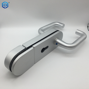 Cerradura de llave de doble cara de fábrica, cerradura de puerta corrediza de vidrio templada de doble puerta