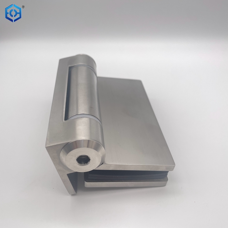 Bisagra de puerta hidr&aacute;ulica de vidrio a pared