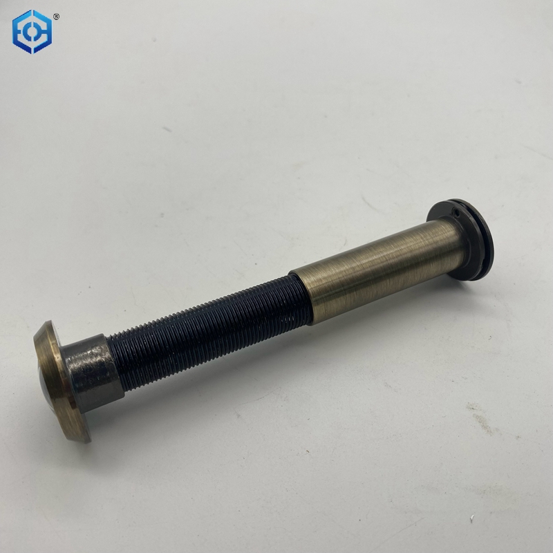 180 grados Puerta larga de latón Visor de puertas de 16 mm de diámetro de 16 mm 