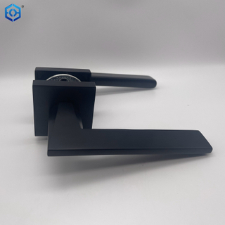 Nuevo diseño Manijas de puerta interior universal de aluminio negro Matt Matt 
