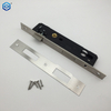 Cerradura de puerta con manija de palanca de aluminio negro para puertas de patio de UPVC