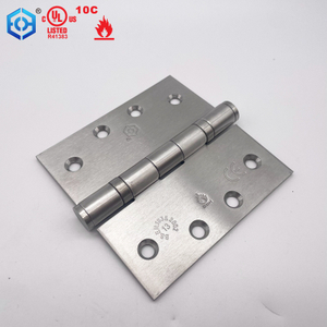Hardware de puerta de resistencia de fuego UL 4.5 pulgadas de acero inoxidable 2 rodamientos de bolas de bolas