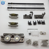 Kit de riel deslizante deslizante para puerta de madera oculta con capacidad de carga de 80kg