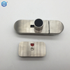 Hardware de partición de inodoro de acero inoxidable 316, indicador de pestillo deslizante, bloqueo de giro de pulgar