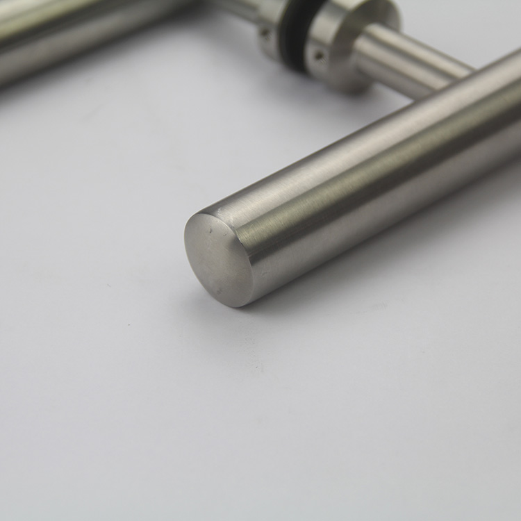 manija de madera para puerta de vidrio