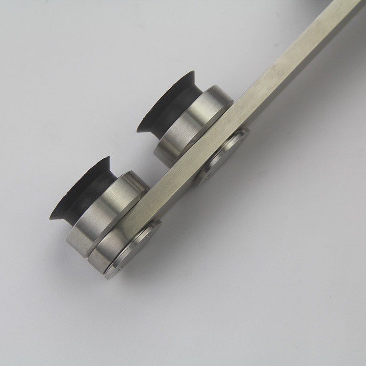 Puertas de ducha de vidrio deslizante de estilo de puerta de granero