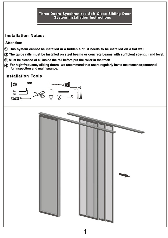 Hardware de cierre doble suave