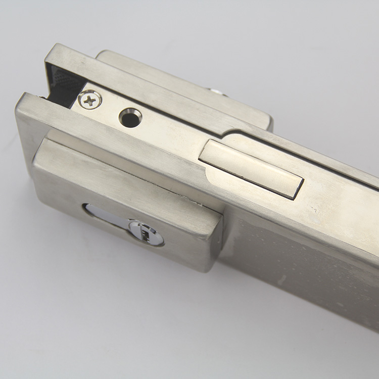 cerradura de la puerta de vidrio