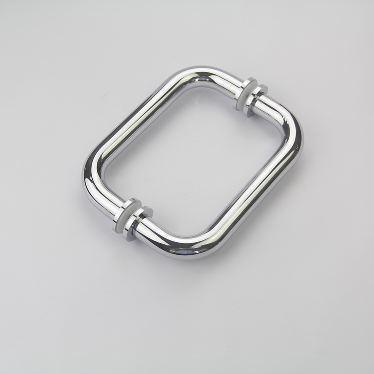 puerta de cristal con tirador