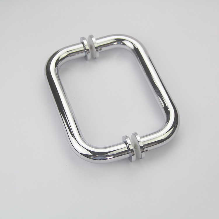 dimensiones de la manija de la puerta de vidrio