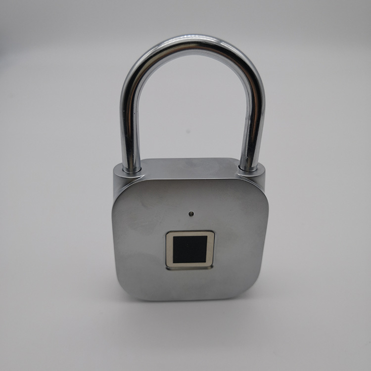 Bloqueo inteligente de huellas digitales USB recargable 10 juegos de huellas digitales IP65 Impermeable Almohadilla de seguridad antirrobo