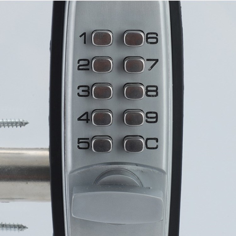 Cerradura de puerta de madera de código mecánico de seguridad de botón pulsador de combinación digital sin llave de alta calidad y seguridad