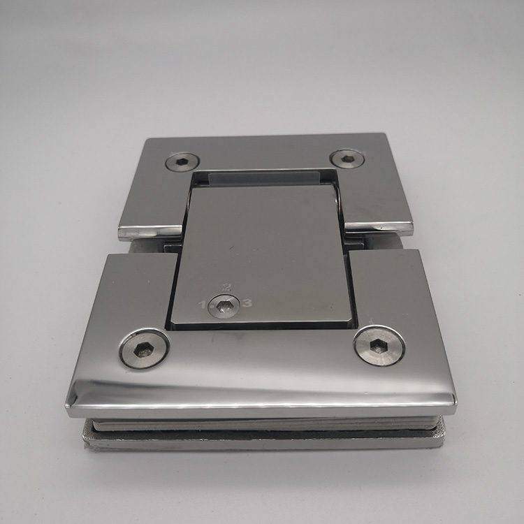 bisagra para puerta de vidrio empotrada