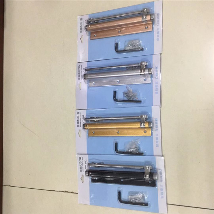 Cierrapuertas de cierre autom&aacute;tico intercambiable de acero inoxidable para madera