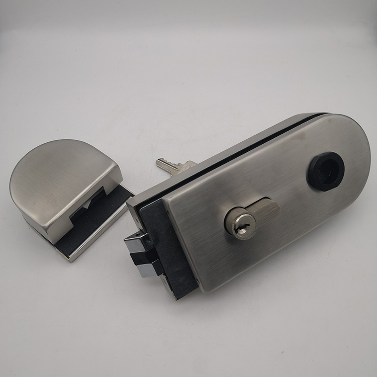 Cerradura de puerta de vidrio en silencio de EE.