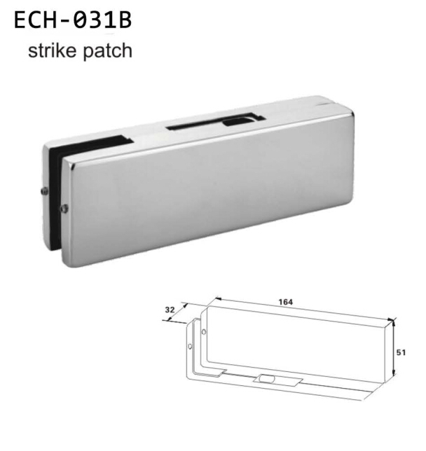 bisagra de pivote de vidrio a vidrio