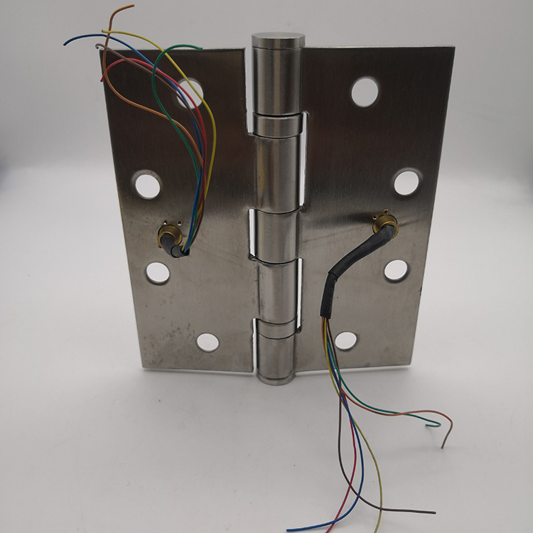 Bisagra electrificada de cuatro cables -