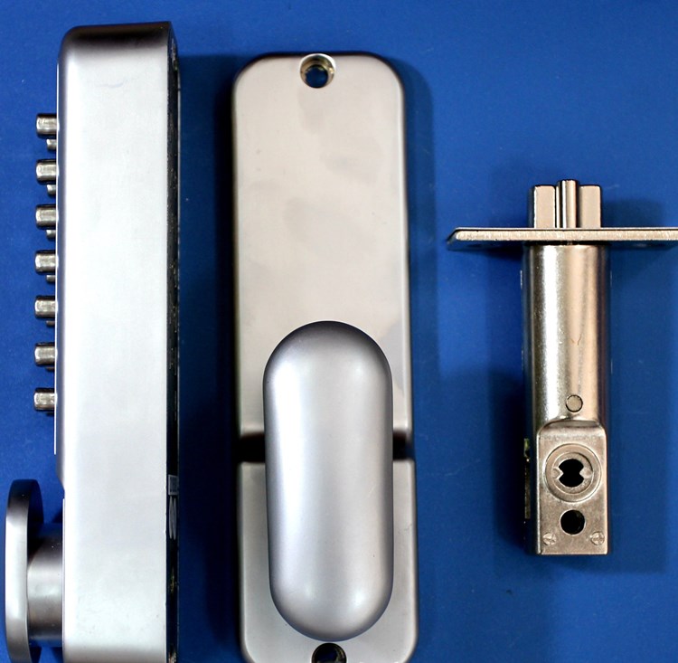 cerradura digital de la puerta de la contraseña de la combinación mecánica sin llave con la manija del pomo