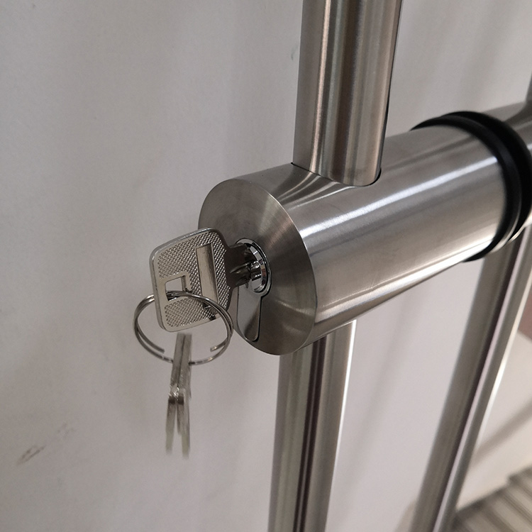 Cerradura de la manija de la puerta corredera de vidrio de la ducha