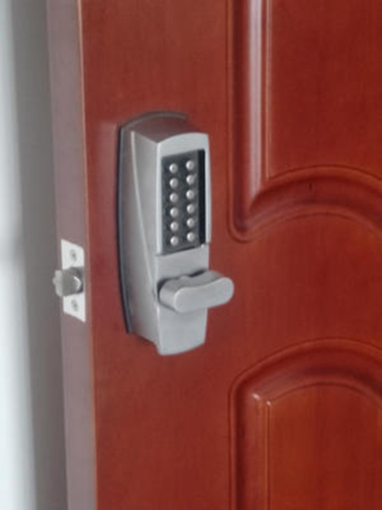 Cerradura de puerta de entrada de combinación mecánica contraseña sin llave impermeable del teclado