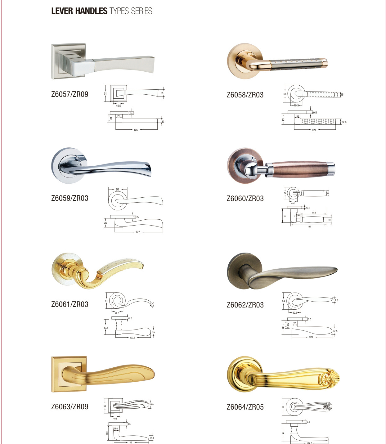 lever handles (4)