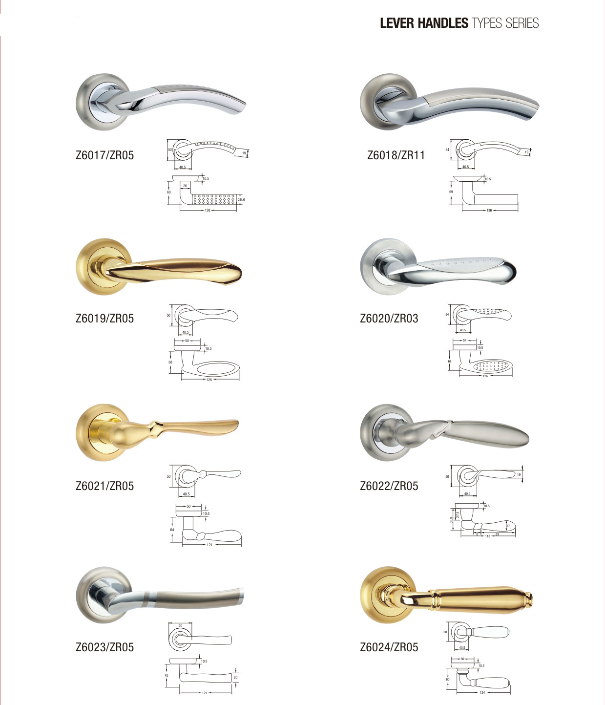 lever handles (6)